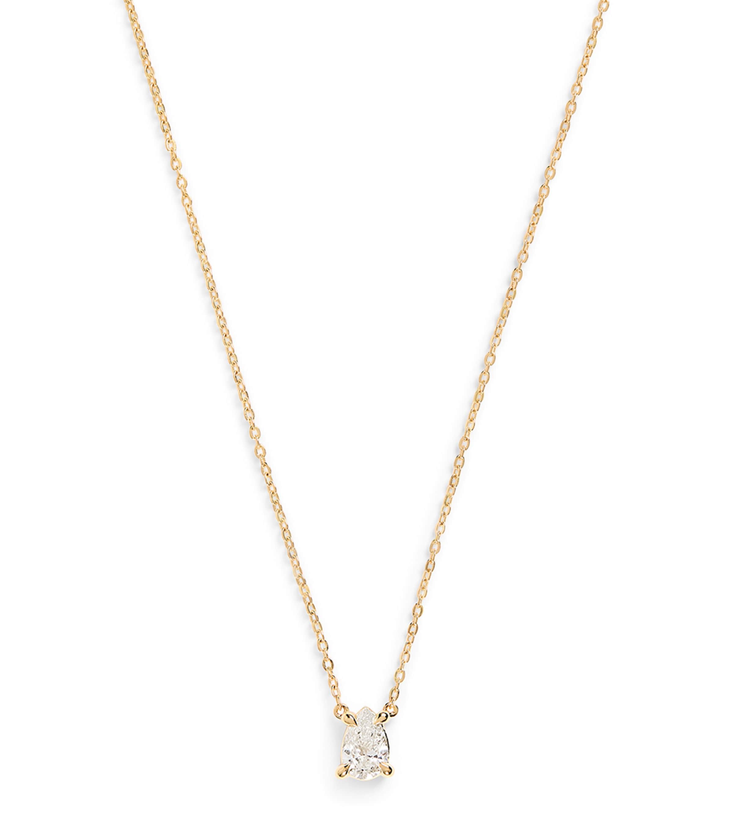 Yellow Gold and Diamond Pendant Necklace (0.75ct) YELLOW GOLD Image 1
