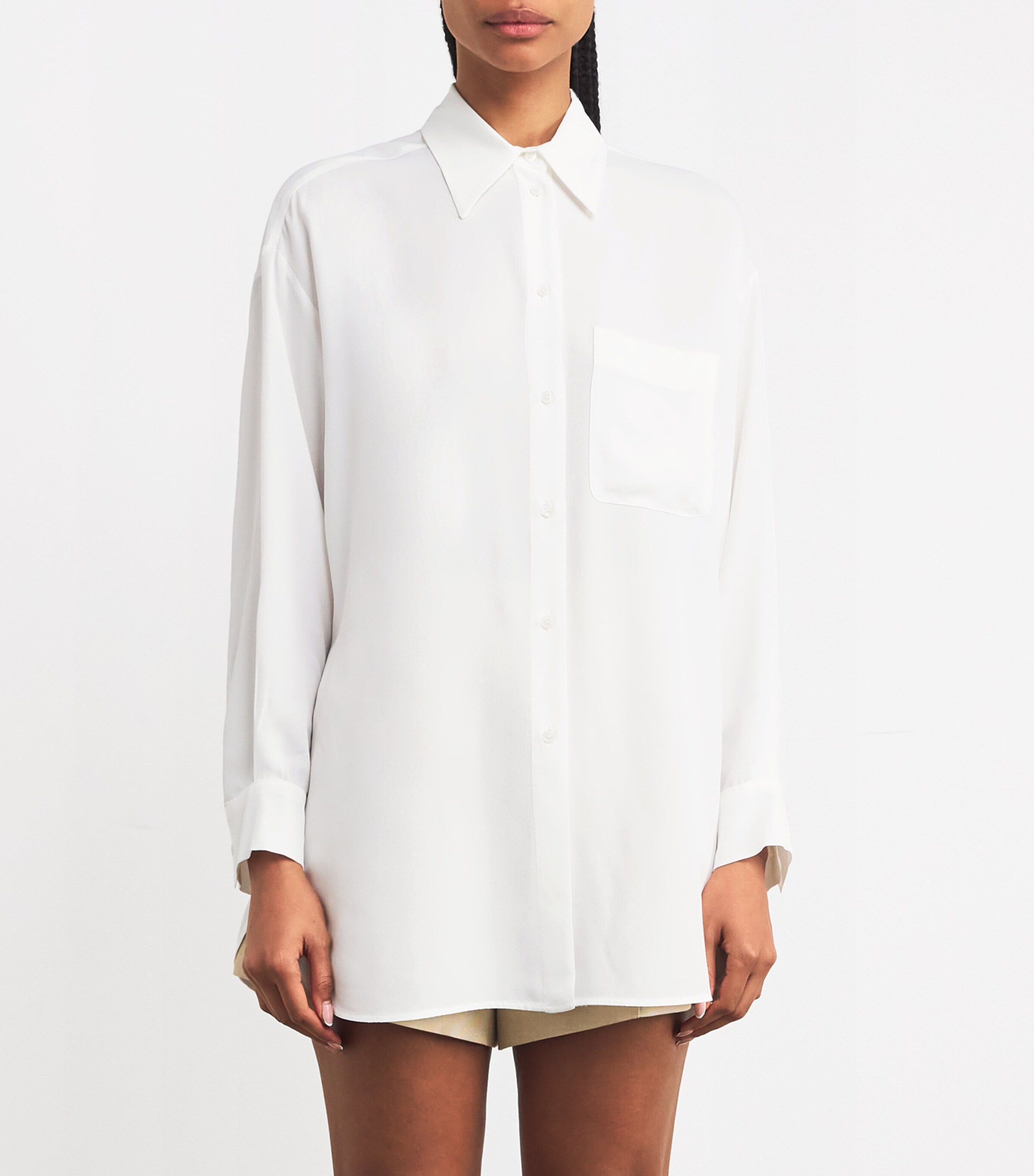 Oversized Shirt WHITE Image 3