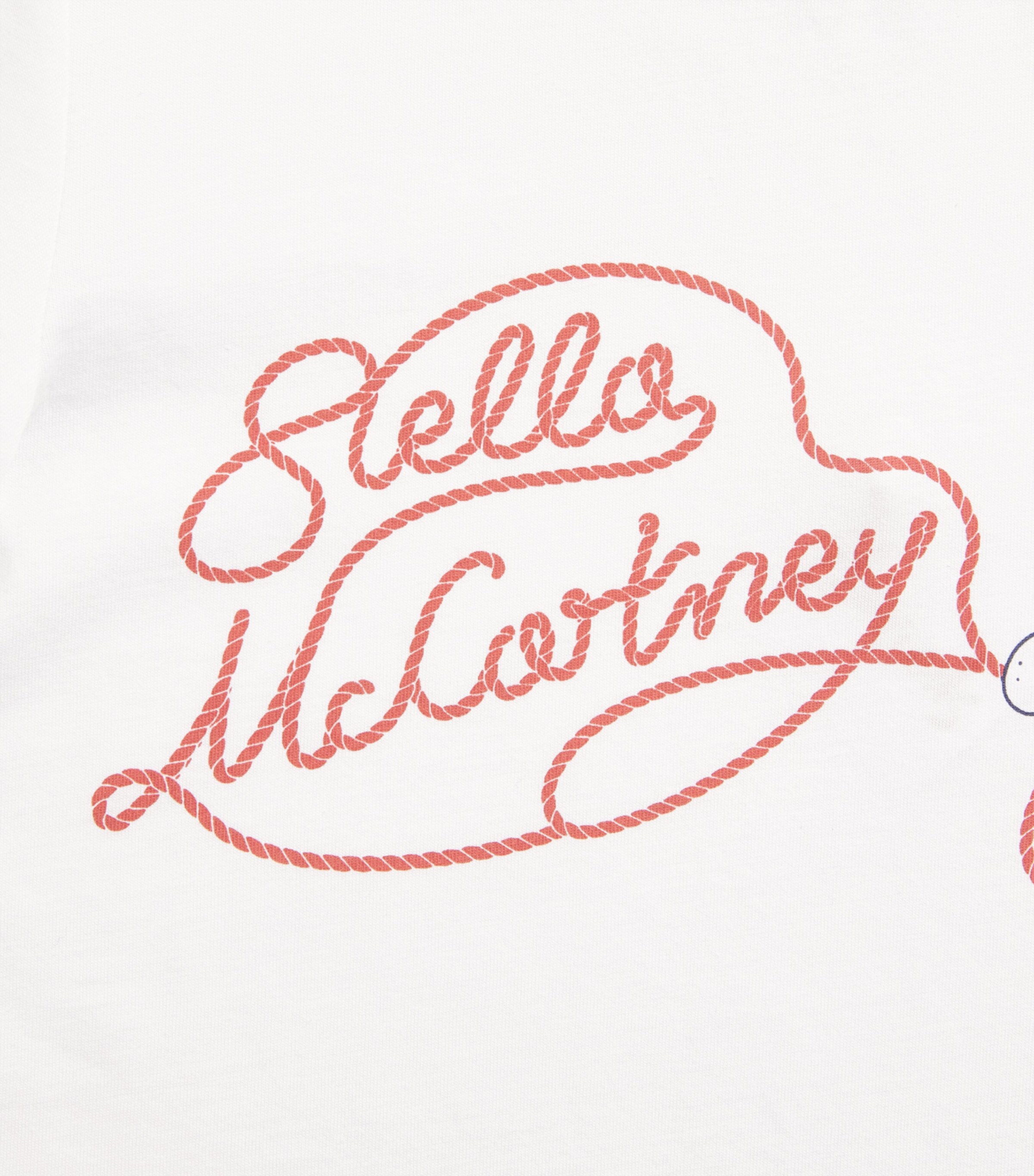 Stella McCartney Kids Cotton Lasso T-Shirt (3-14 Years) White Image 4