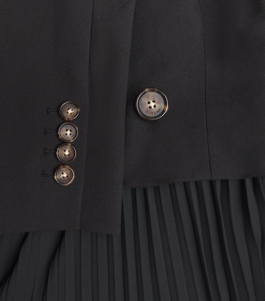 Alexandra Blazer Midi Dress BLACK Image 5