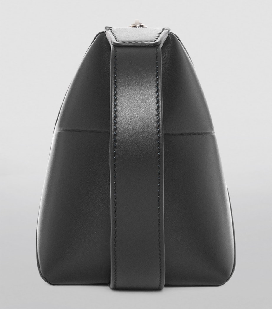 LOEWE Puzzle Fold Wash Bag Black Image 4