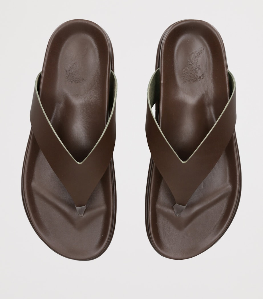 Leather Charys 2 Flatform Sandals 35 KHAKI Image 4