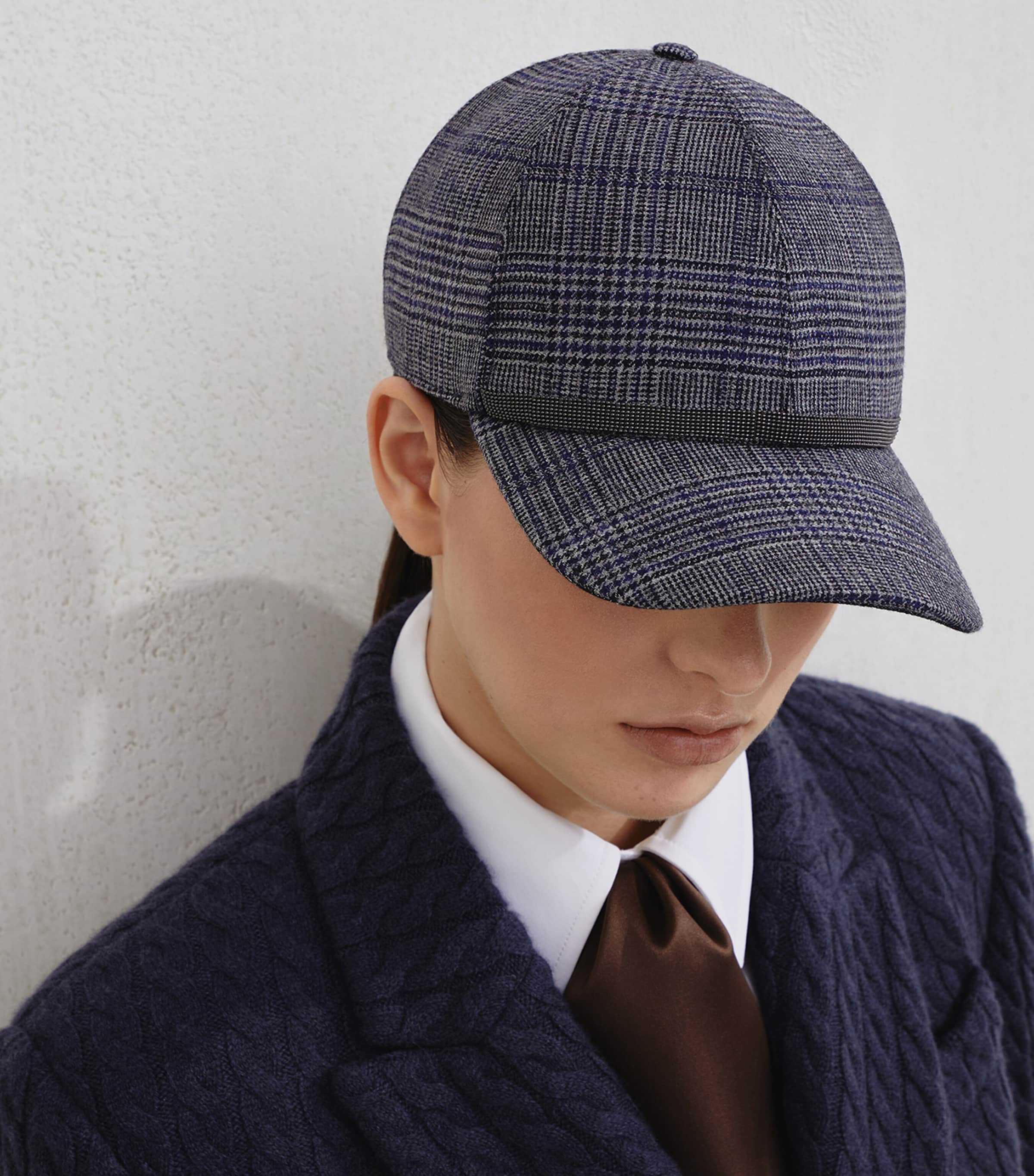 Virgin Wool Prince of Wales Cap C4227 Image 2