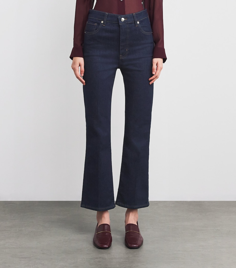 The Reboot Crop Bootcut Jeans RINSE Image 3