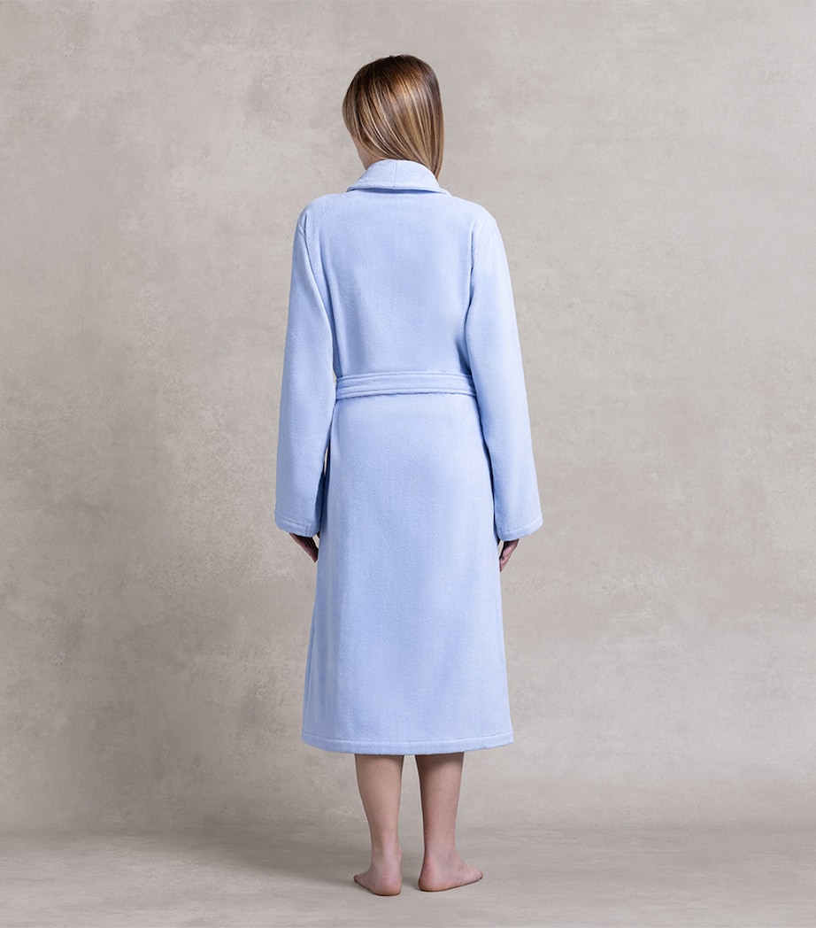 Denim Bear Robe (Large) OFFICE BLUE Image 7