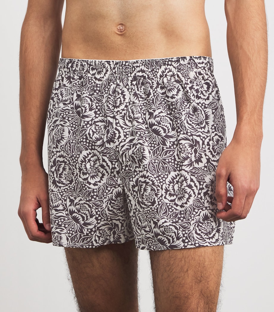 Cotton Printed Boxer Shorts BKBM CEDAR ROSE FLOR Image 2