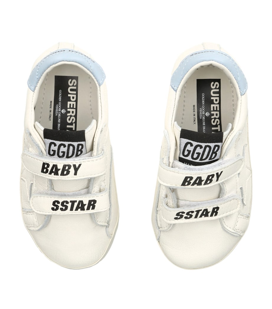 Leather Baby School Sneakers WHITE/OTH Image 4