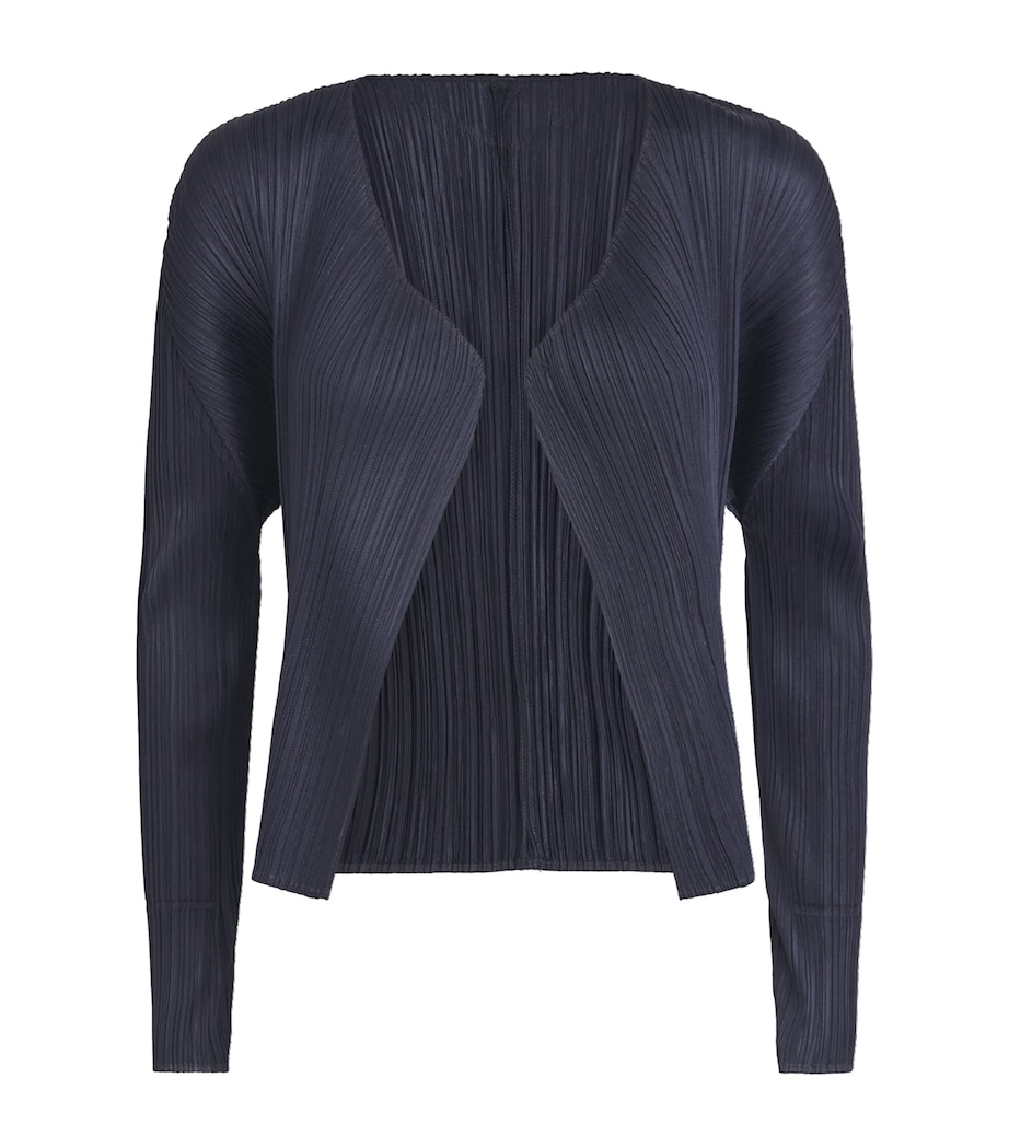 Pleats Please Issey Miyake Womens New Colorful Basics Cardigan Image 1