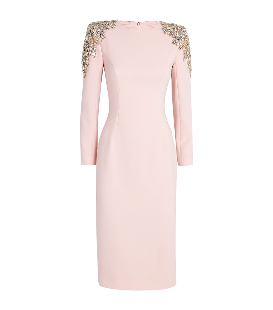 Jenny Packham Pink Embellished Isla Midi Dress | Harrods US Jenny Packham Pink Embellished Isla Midi Dress | Harrods US