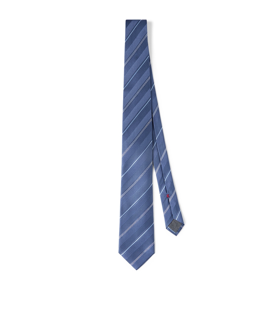 Silk Stripe Tie C004 Image 1