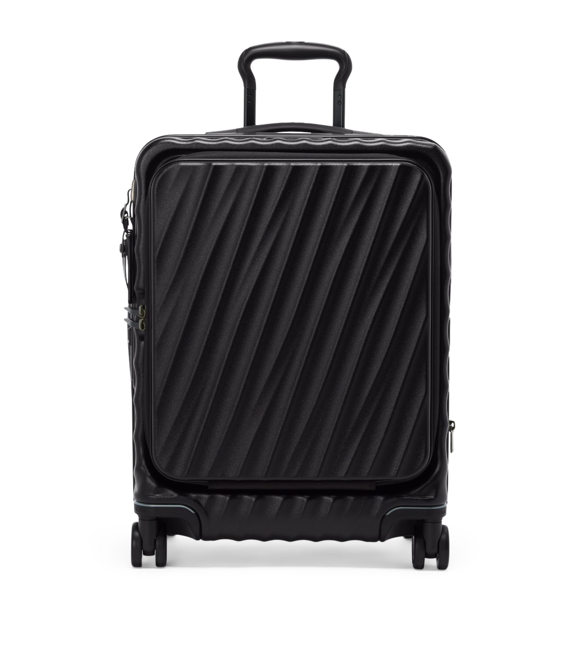 Tumi Large 19 Degree Front Access Expandable Cabin Suitcase (55cm) Black Textured Image 1