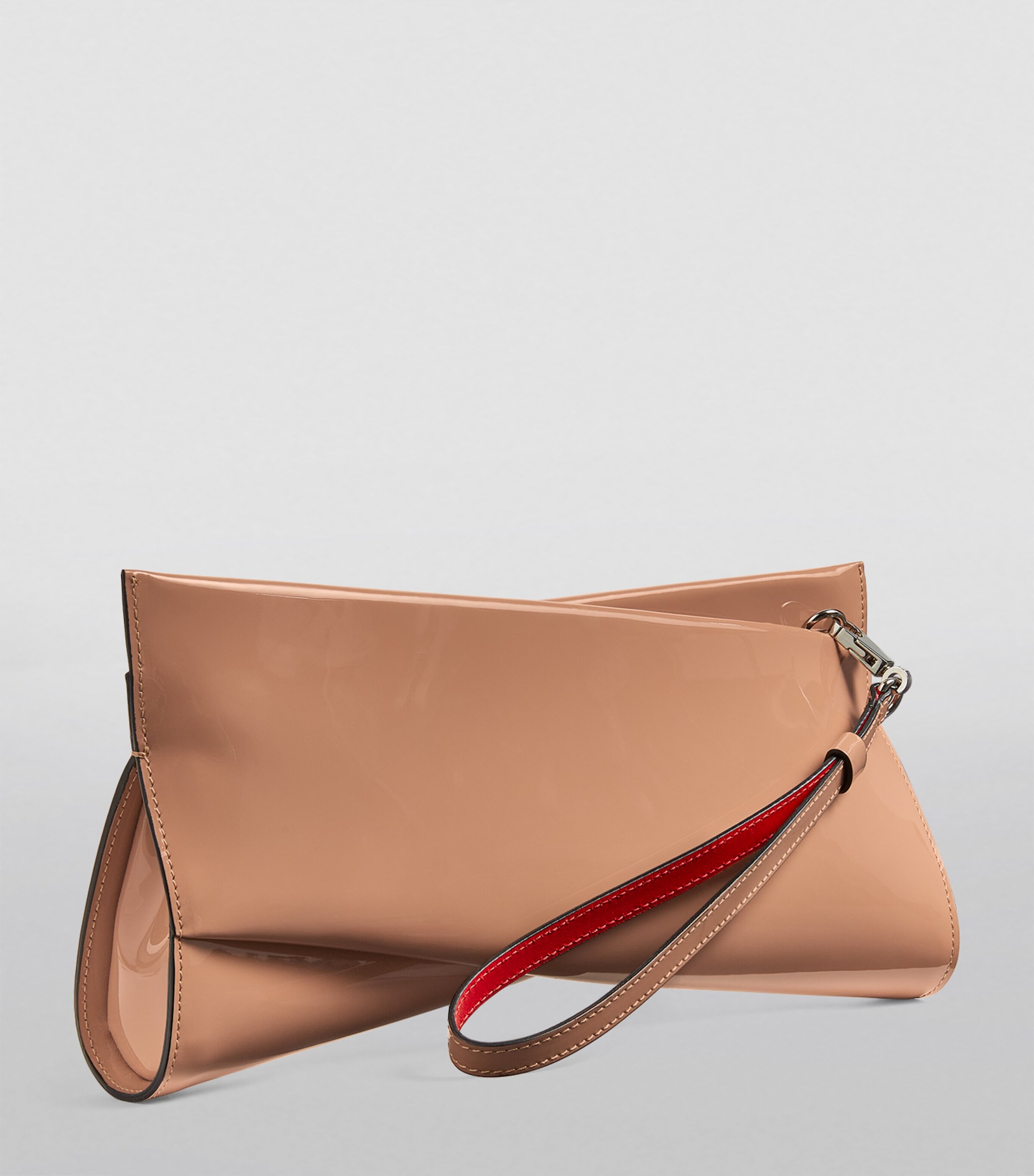 Christian Louboutin Loubitwist Small Patent Leather Clutch