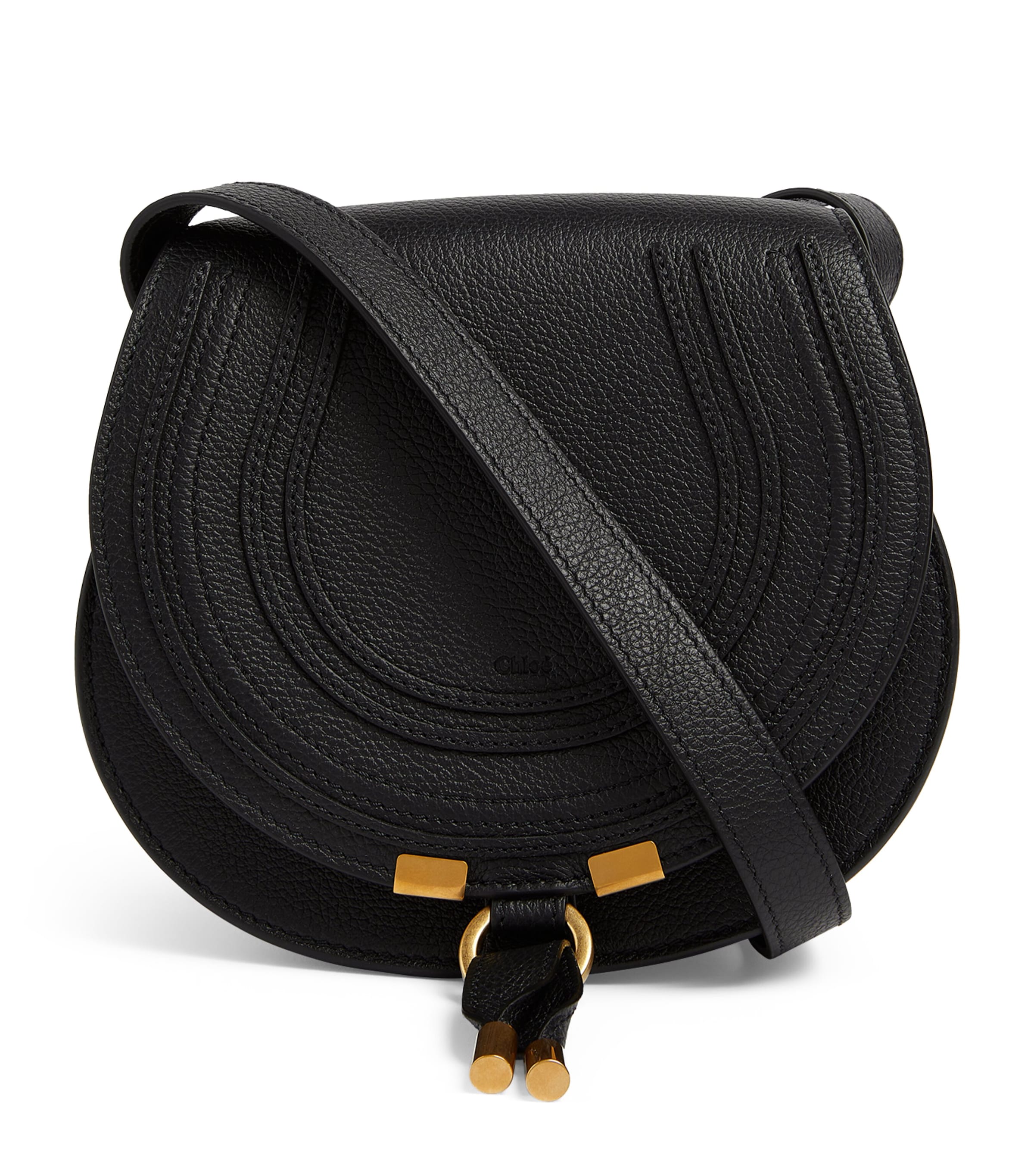Chloé Small Leather Marcie Saddle Bag Harrods UK