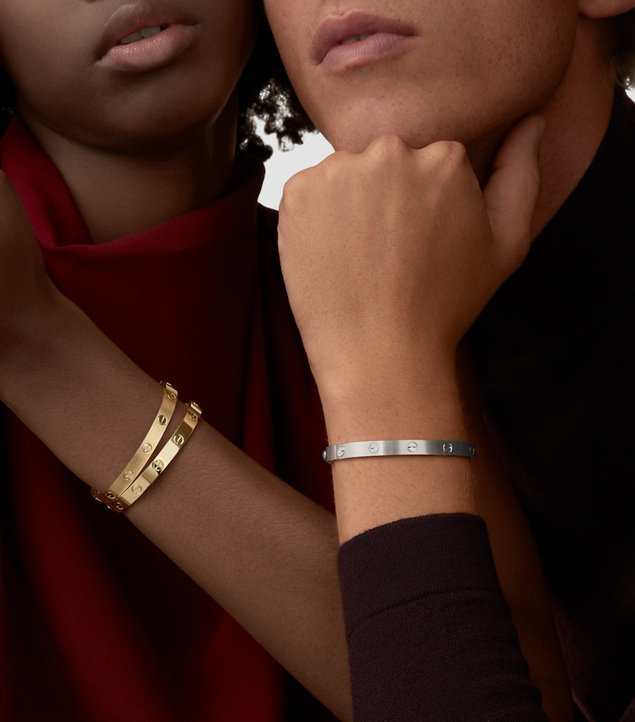 LOVE Classic Yellow Gold Bracelet - Brushed Finish YELLOW GOLD Image 6