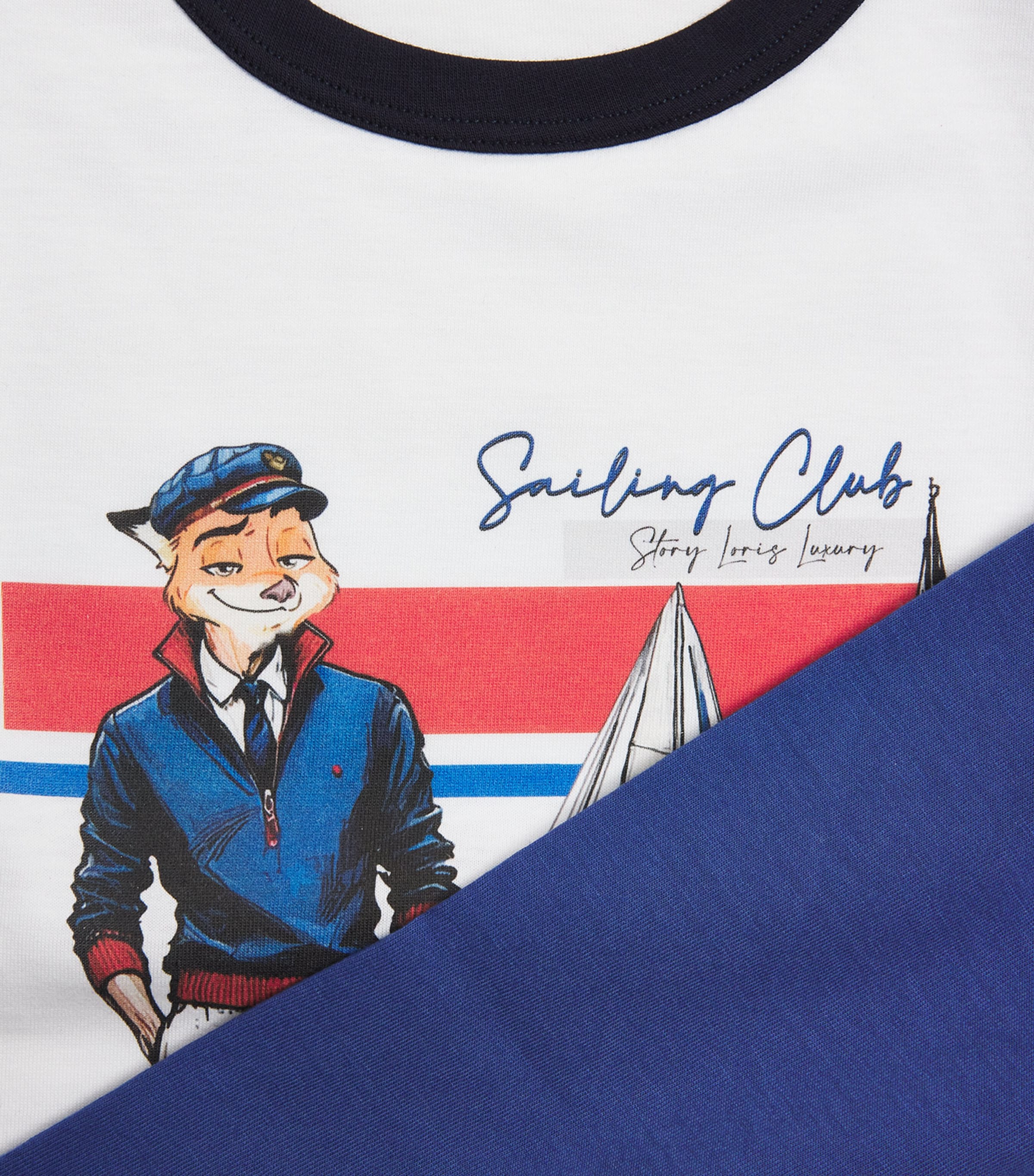 Graphic Print Pyjama Set (3-14 Years) BIANCO Image 4