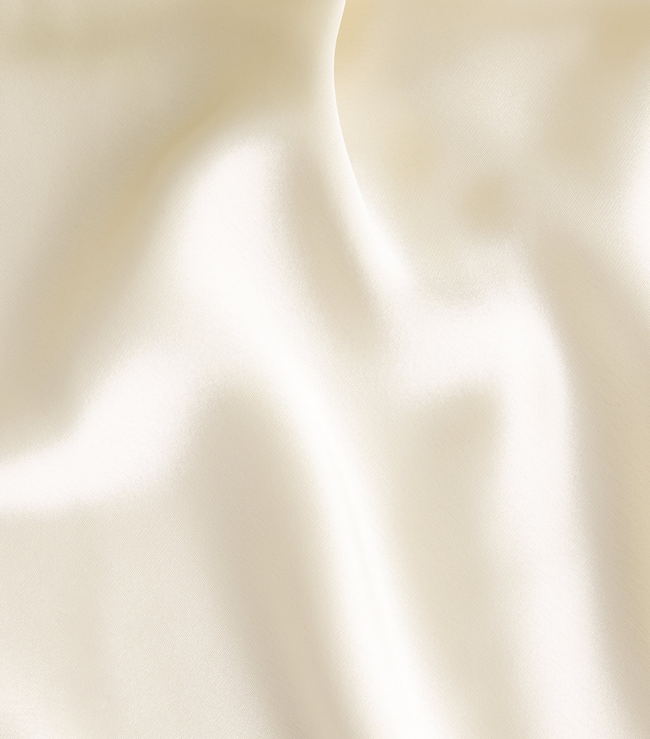 Satin Colson Top ECRU Image 5