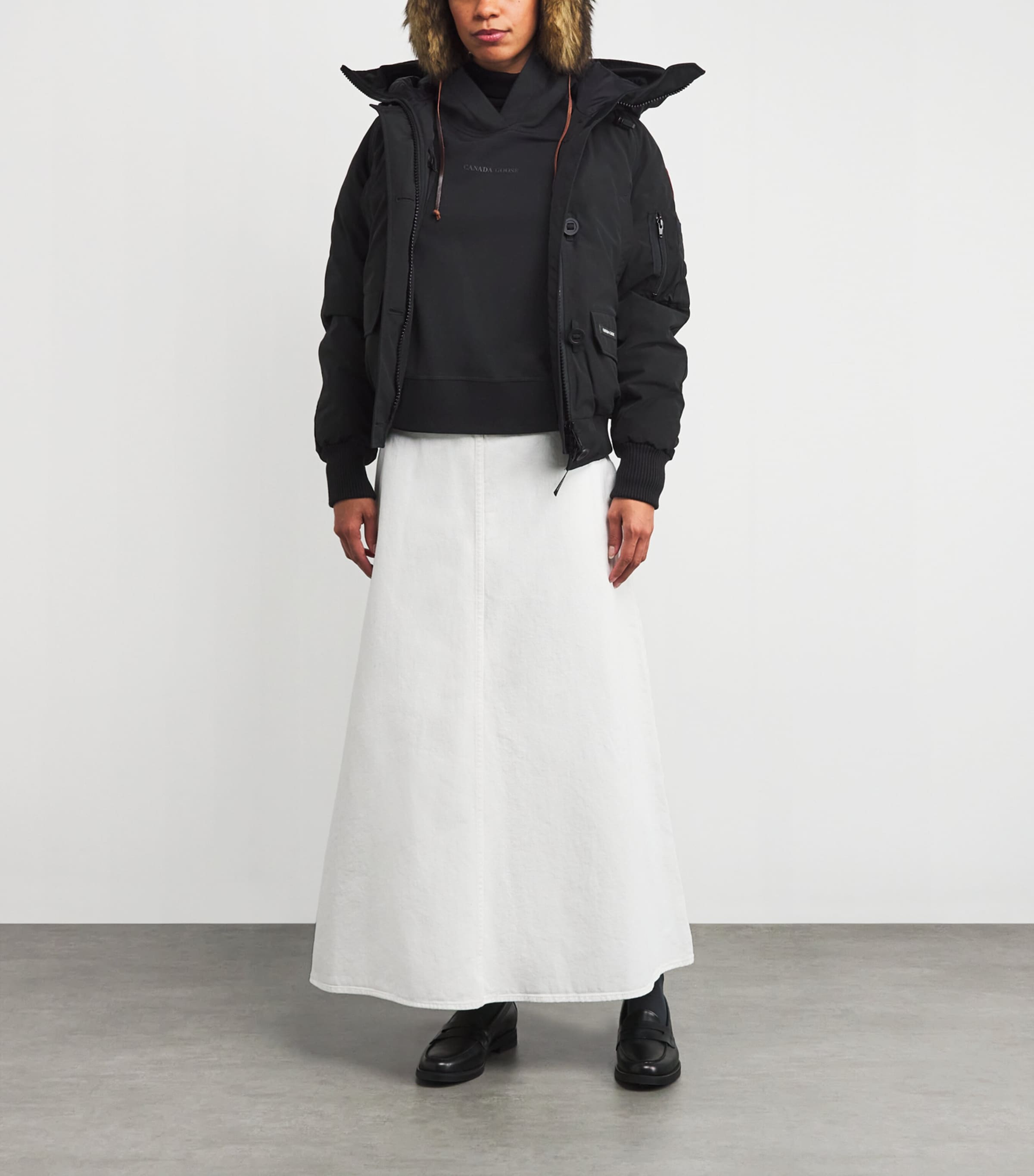 Cotton Terry Muskoka Hoodie 9061BLACK - NOIR Image 2