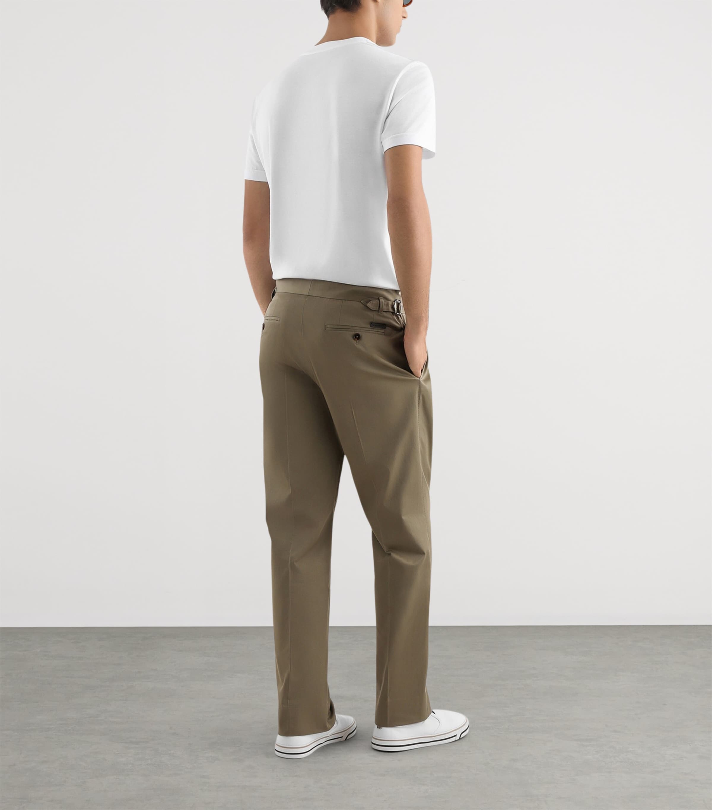 Cotton Embroidered Logo T-Shirt W0800-OPTICAL W Image 3