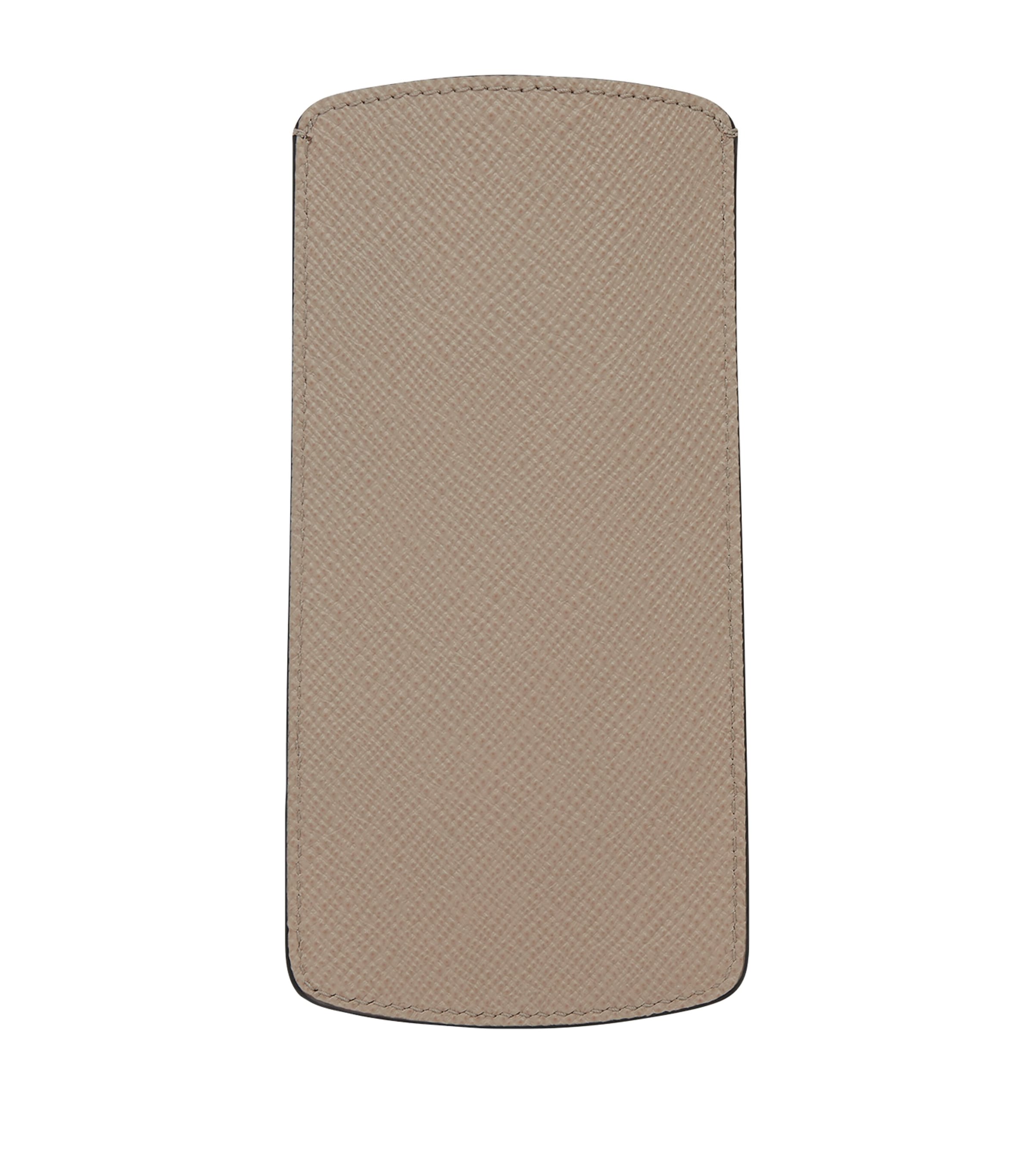 Leather Panama Glasses Case SANDSTONE Image 2