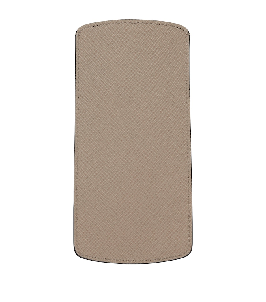 Leather Panama Glasses Case SANDSTONE Image 2
