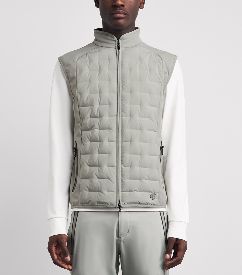 Bogner Mens Down Dane Gilet Fog Image 4