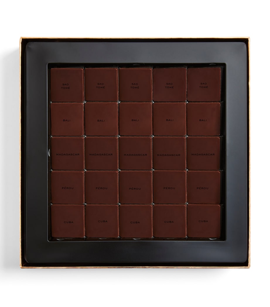 Pierre Marcolini Dark Chocolate Saveur du Monde 25-Piece Box (100g) Image 3