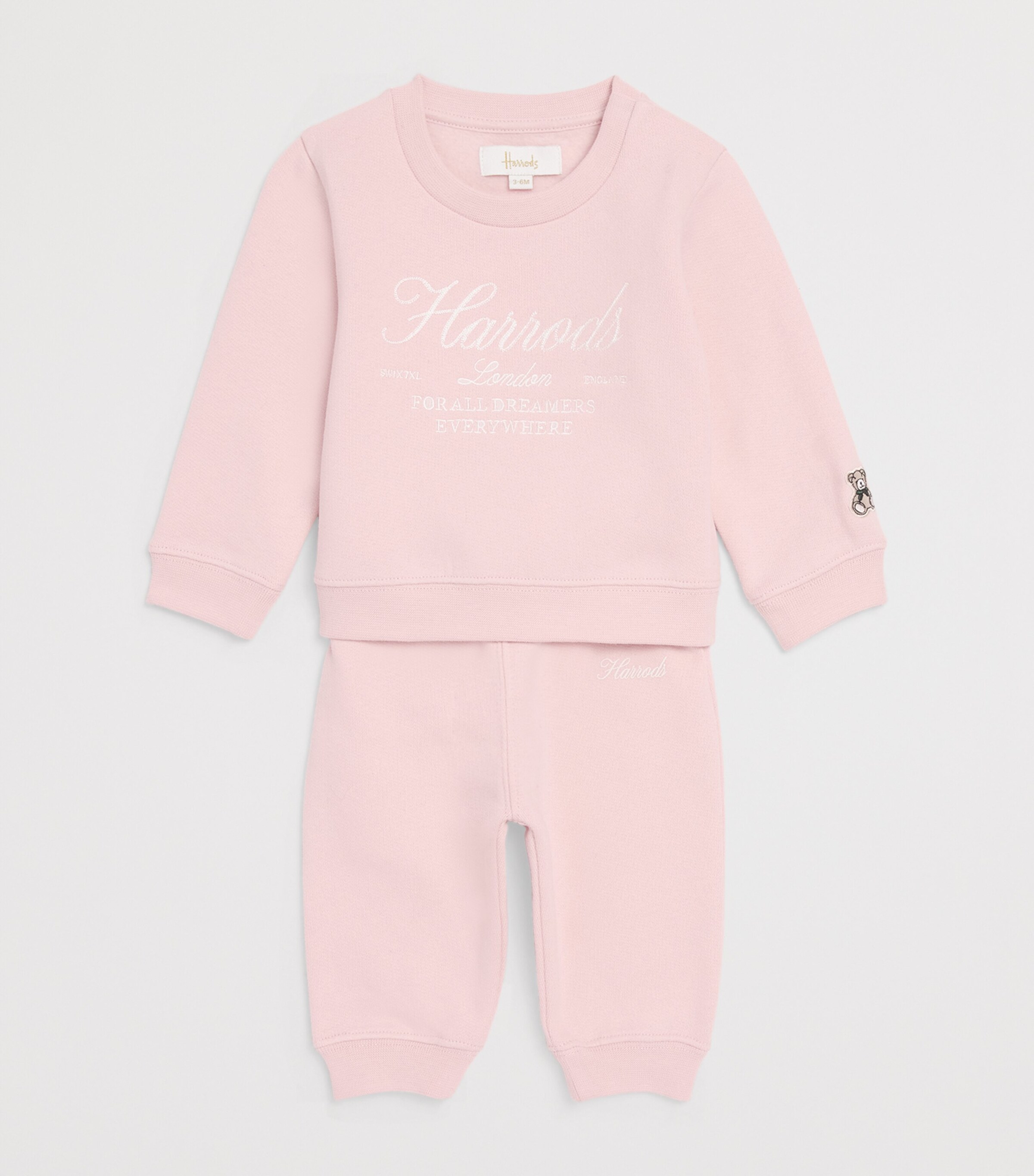 Cotton Sweatpants (0-18 Months) PINK Image 3