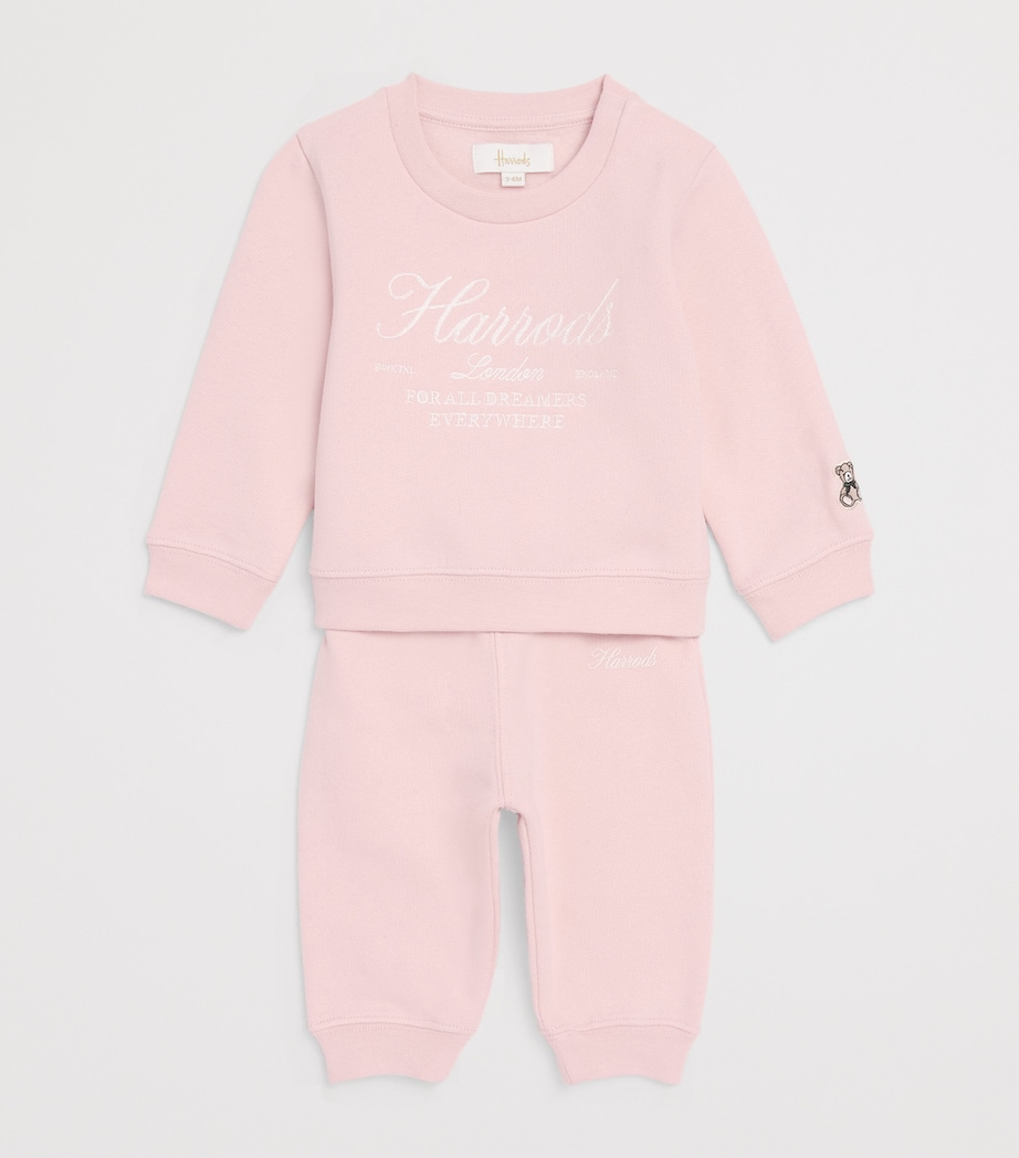 Cotton Sweatpants (0-18 Months) PINK Image 3