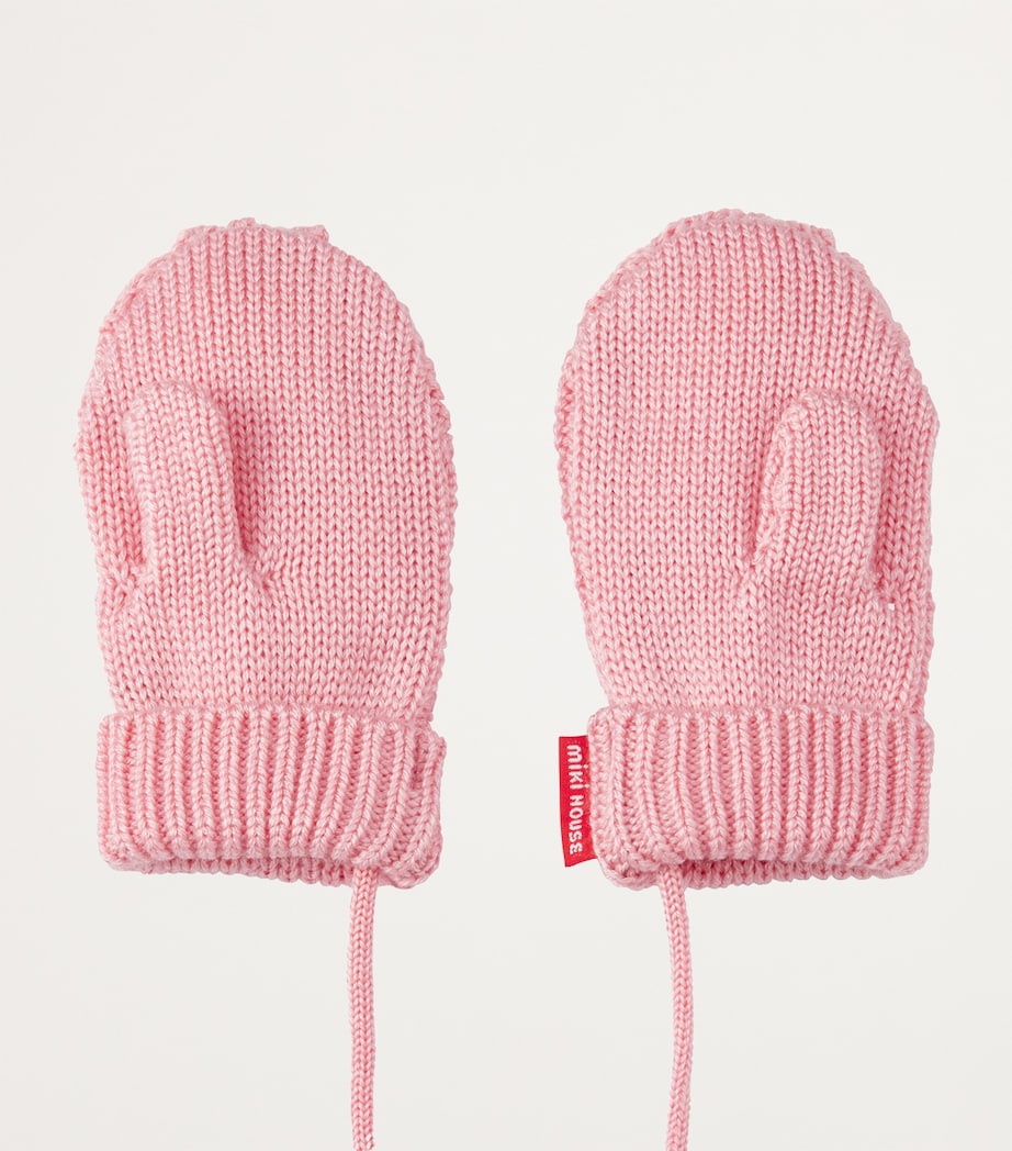 Embroidered Cable-Knit Mittens 8 Image 2