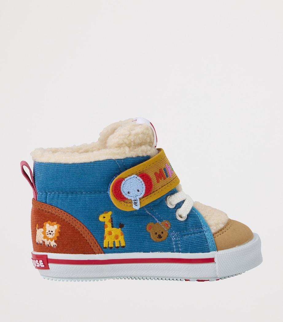 Cotton-Blend Velcro Sneakers 87 Image 4