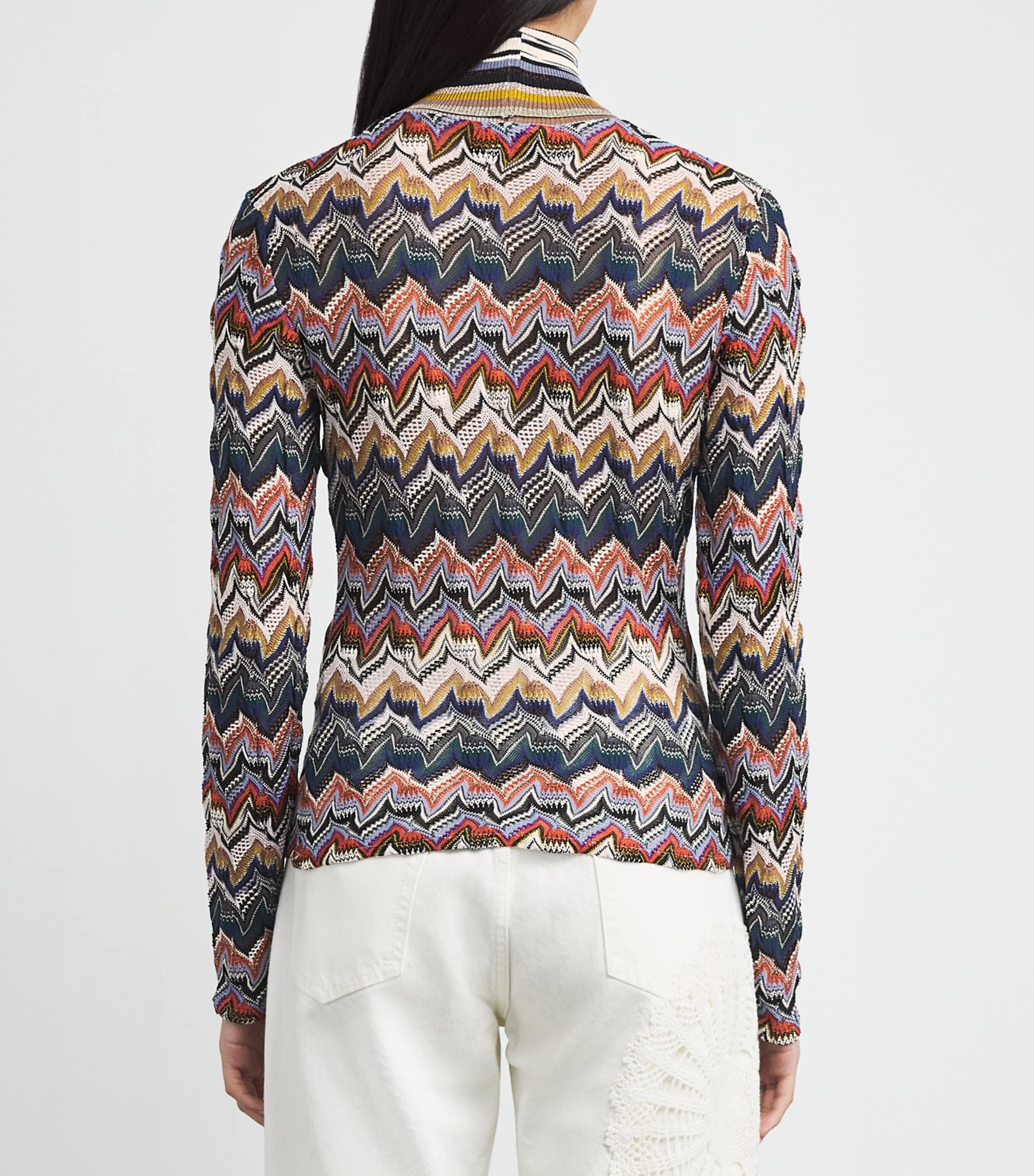 Zigzag Rollneck Sweater SM9R3 MULTICOLOR Image 4