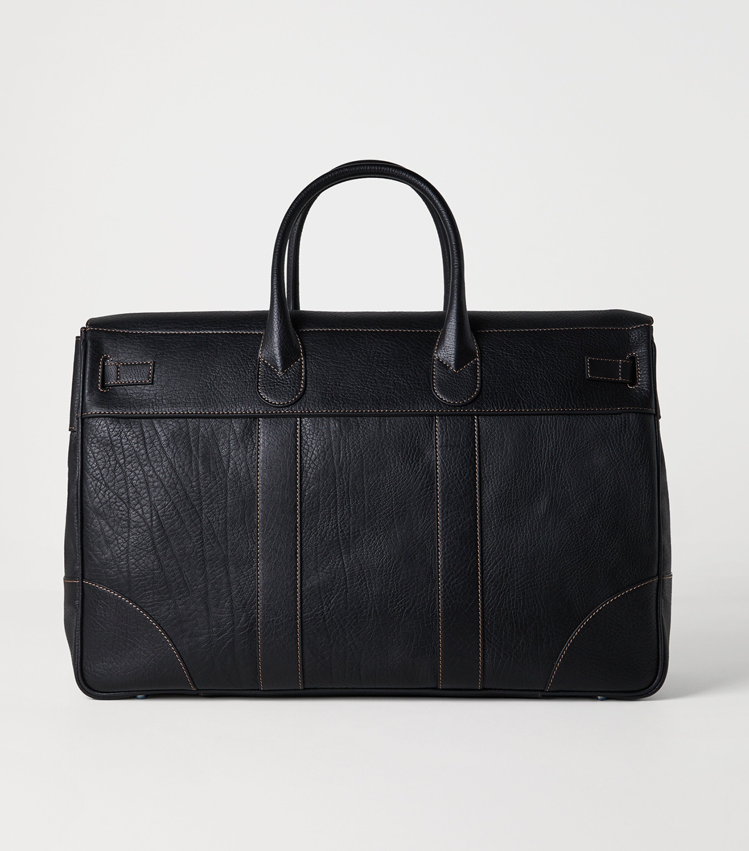 Grained Calfskin Top-Handle Holdall C101 Image 3