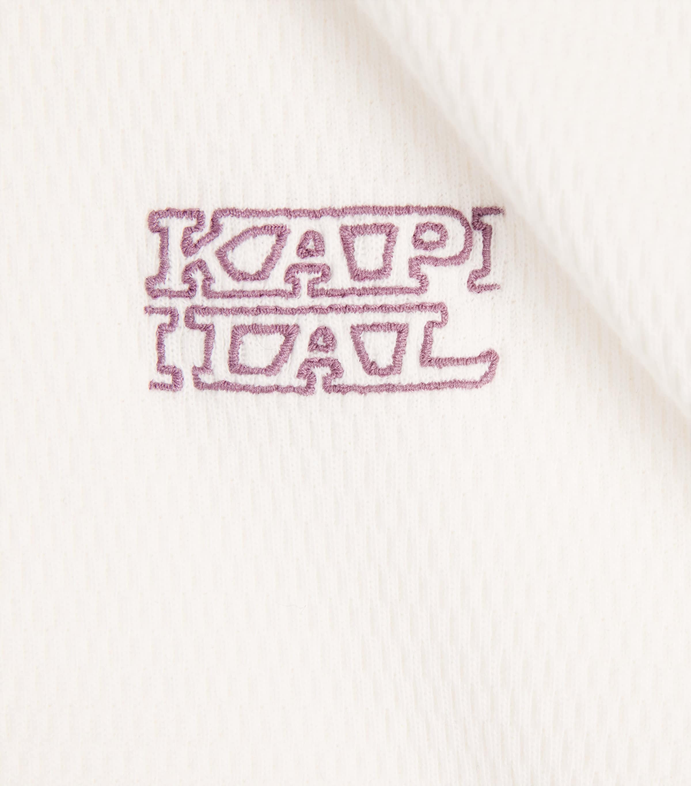 Cotton Waffle-Knit Embroidered T-Shirt WHITE Image 5