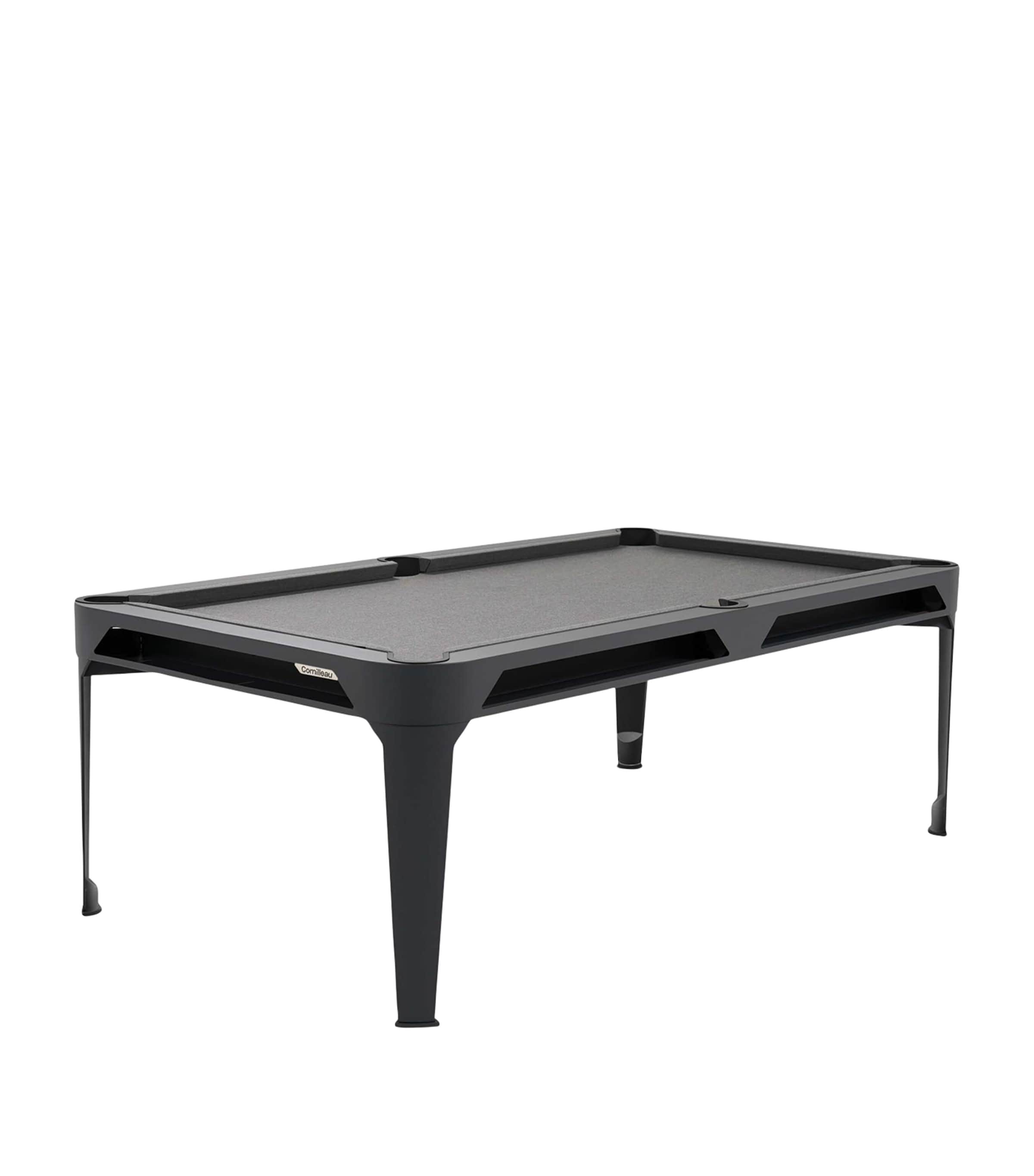 Cornilleau Hyphen Outdoor Pool Table Blk Gry Mot Lght Gry Image 1