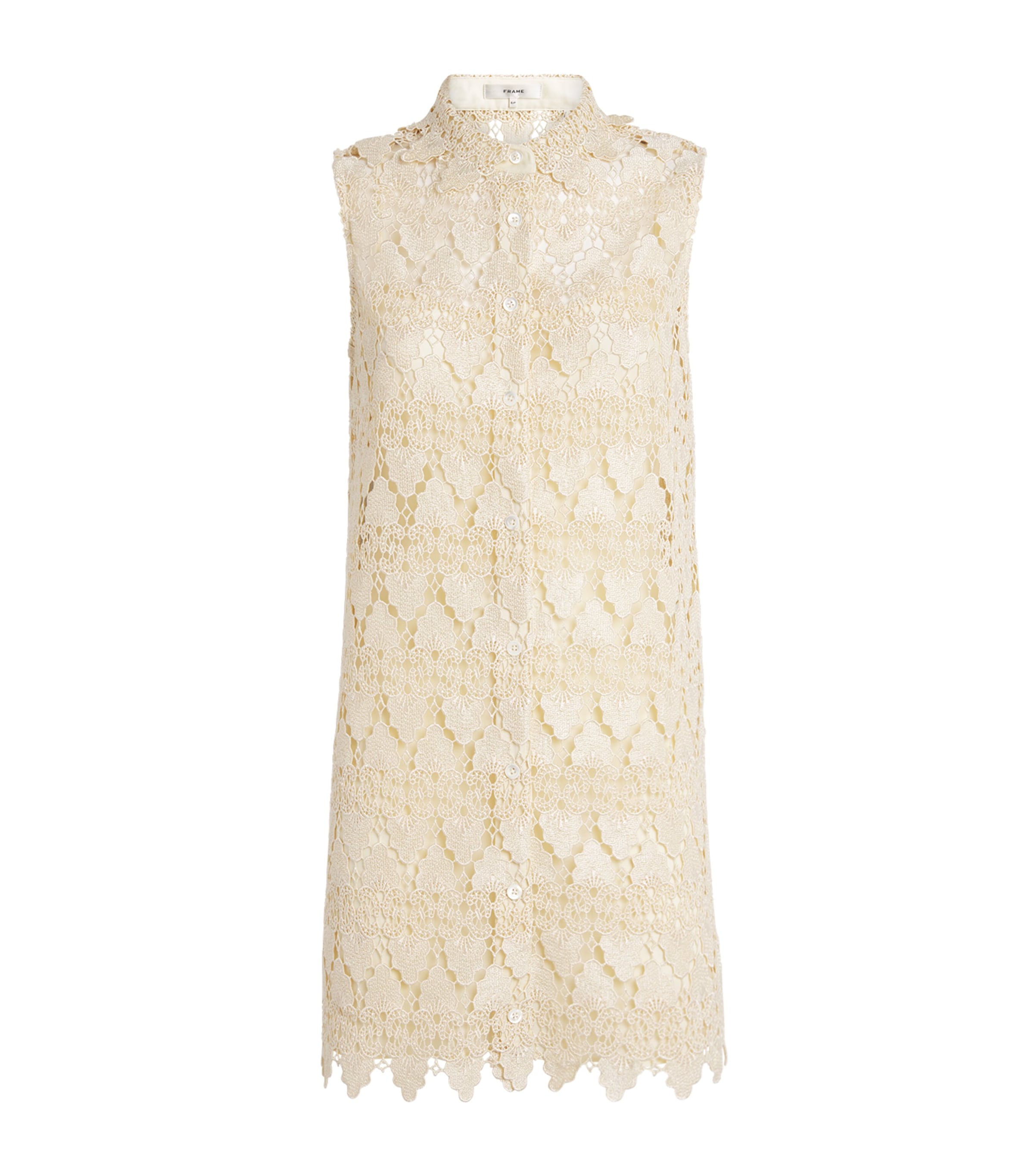 Lace The Deco Mini Dress ECRU Image 1