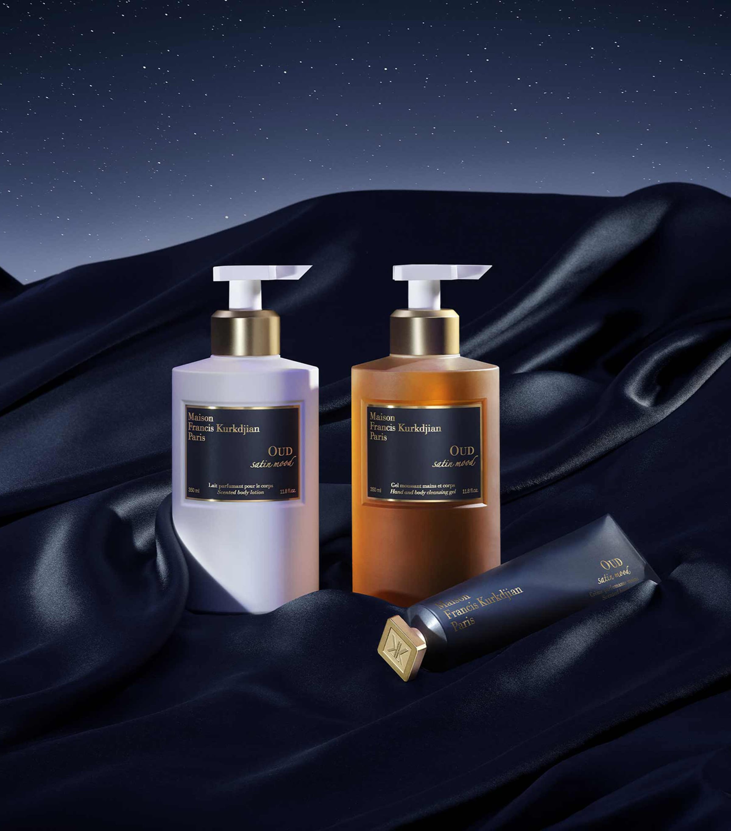 Maison Francis Kurkdjian OUD Satin Mood Hand and Body Cleansing Gel (350ml) Image 3