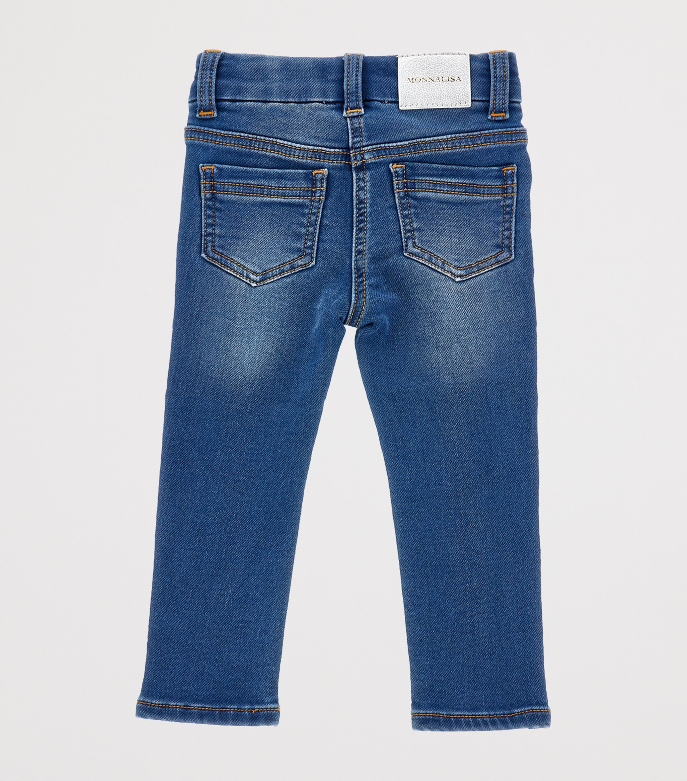Embellished Bow-Detail Jeans (6-36 Months) BLU STONE DENIM Image 2