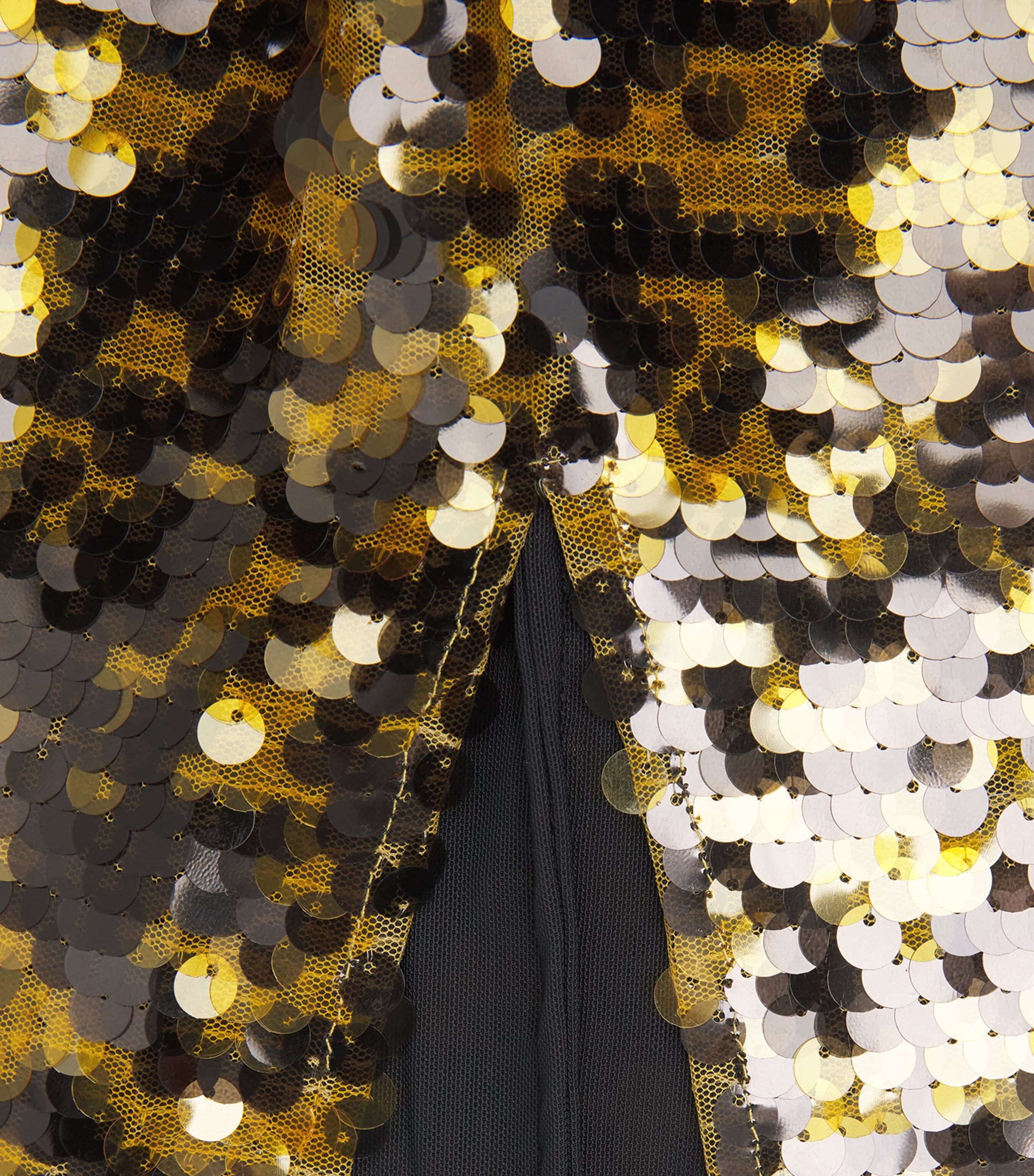 Sequin Cece Maxi Dress TURMERIC/BLACK Image 5