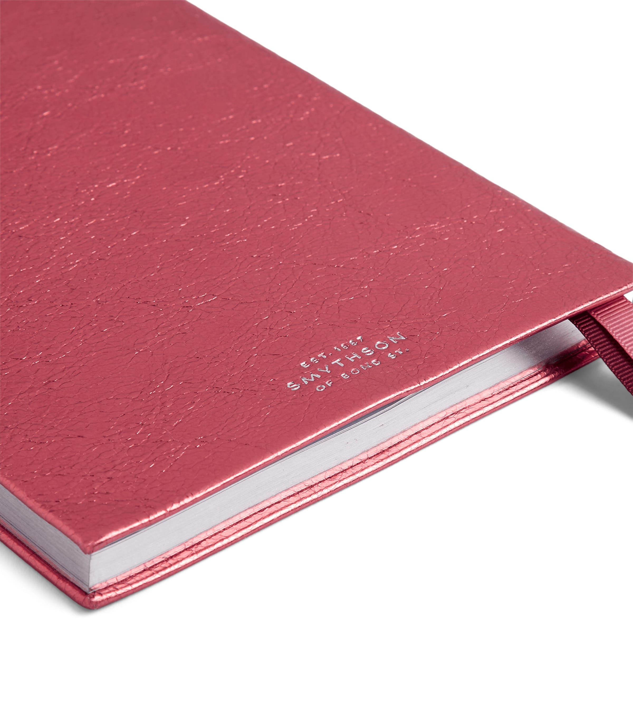 Smythson Leather Soho Weekly Diary 2027 Metallic Rose Image 6