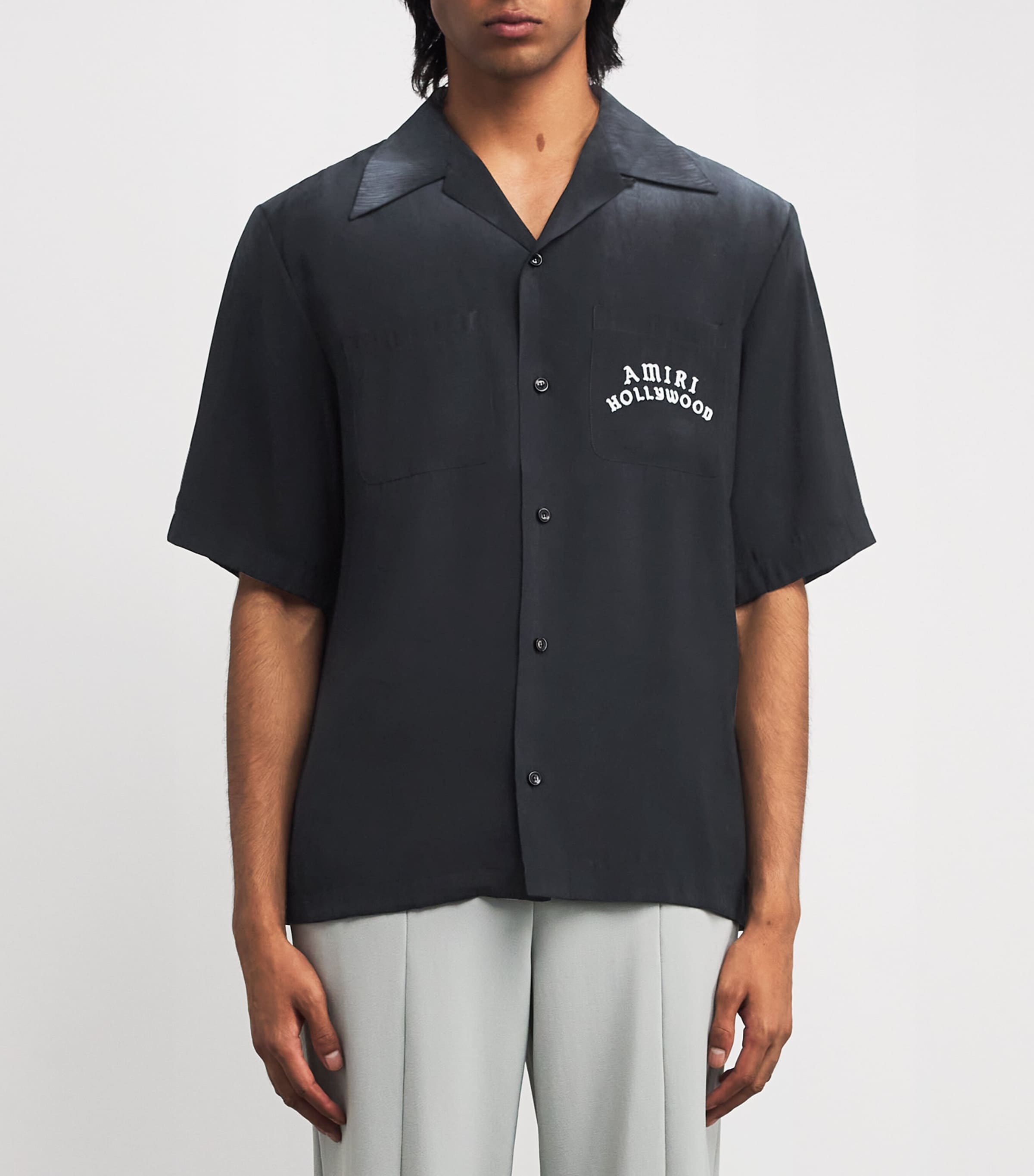 Hollywood Bowling Shirt BLACK Image 3