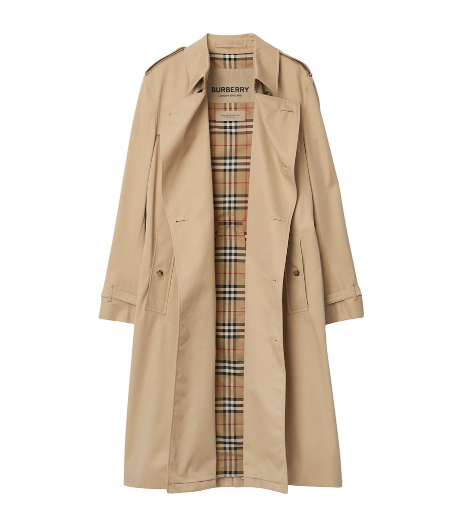 Long Kensington Heritage Trench Coat HONEY Image 2