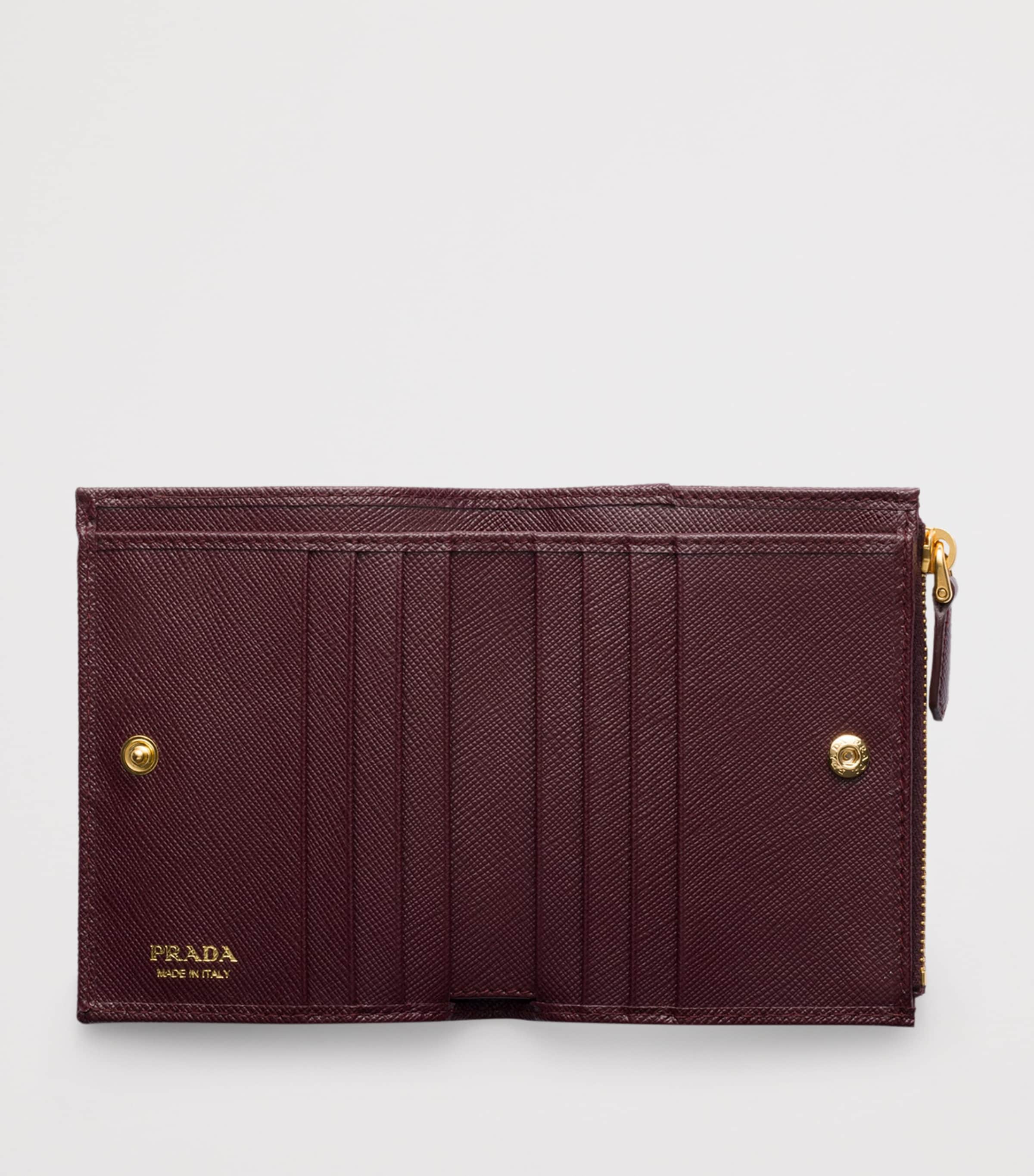 Small Saffiano Leather Wallet F0007 Image 2