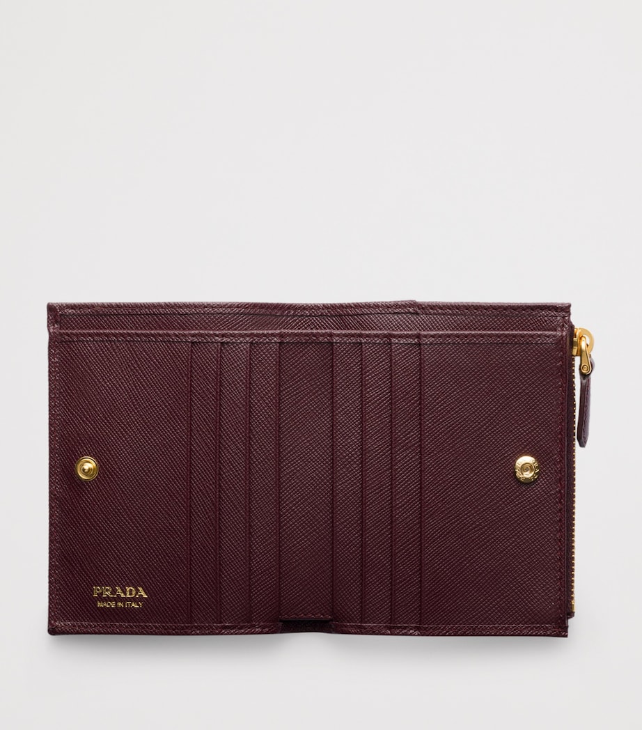 Small Saffiano Leather Wallet F0007 Image 2