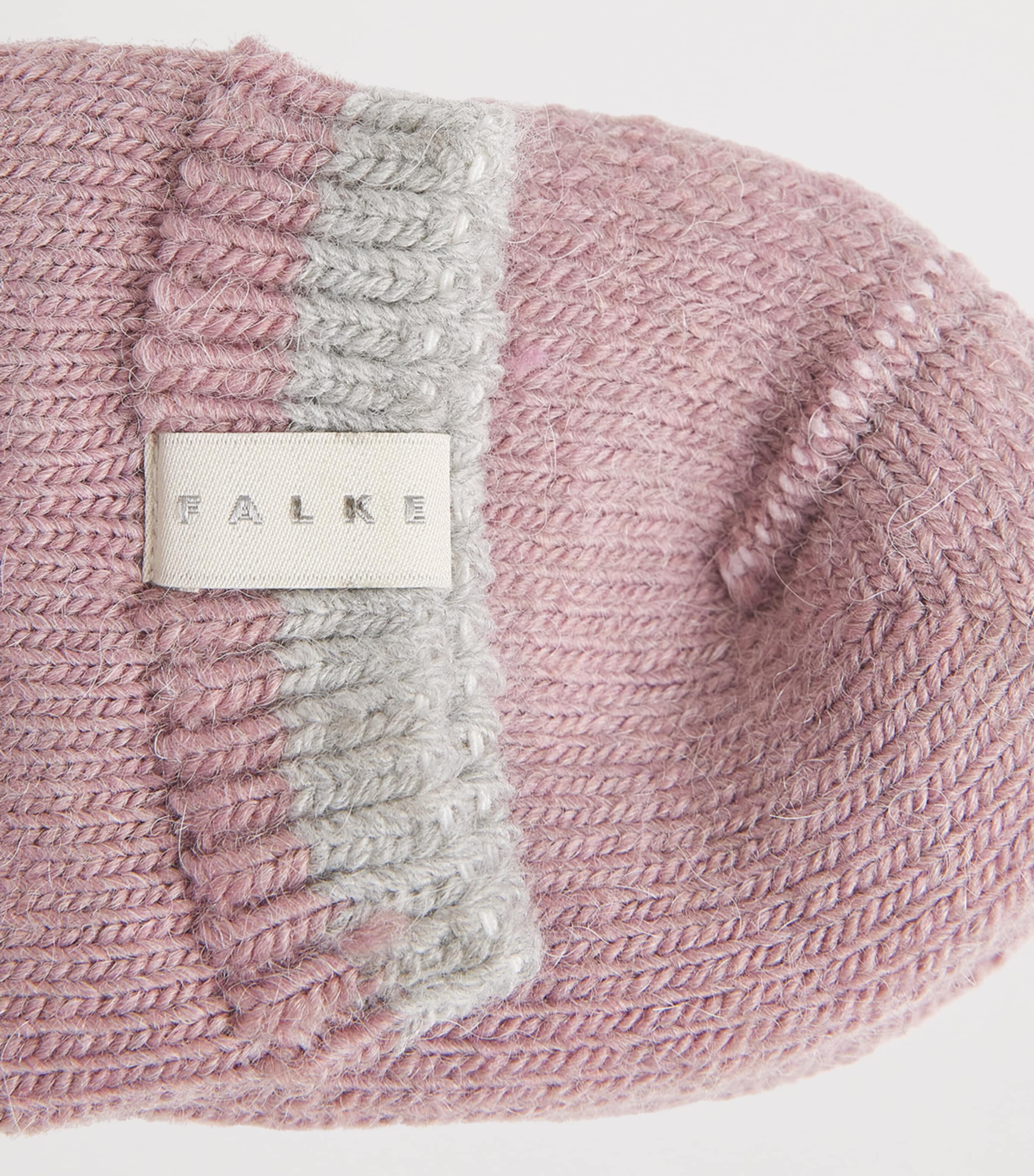 Falke Womens Cosy Plush Slipper Socks Rosewater Image 2