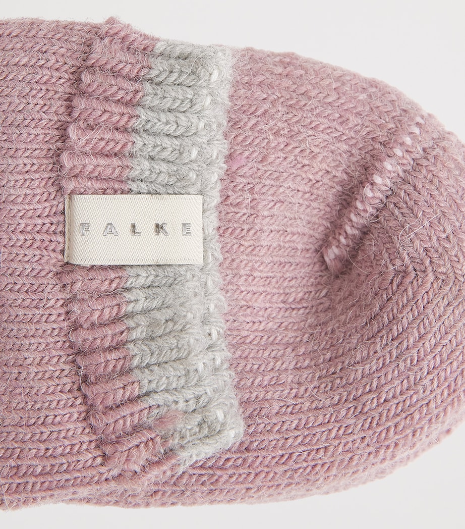 Falke Womens Cosy Plush Slipper Socks Rosewater Image 2