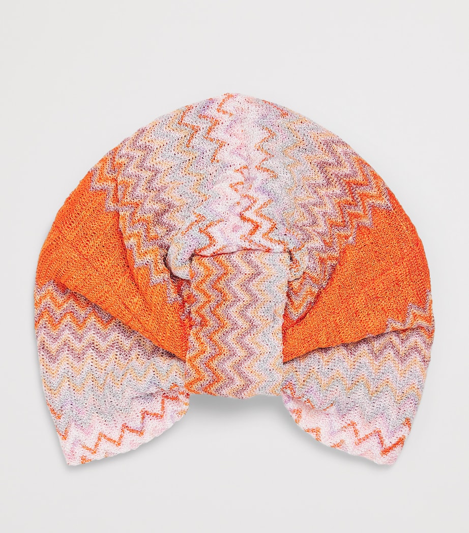 Missoni Knot-Front Zigzag Turban Image 2