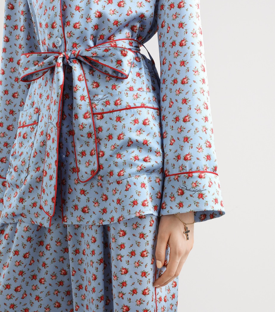 Silk Floral Shirt HC5XJ-ROSELLINE Image 4