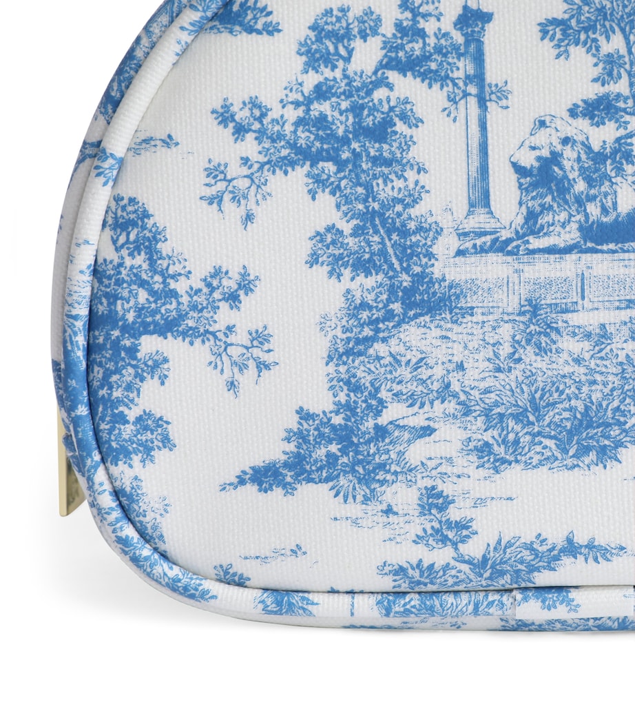 Toile Cosmetic Bags (Set of 2) BLUE Image 4