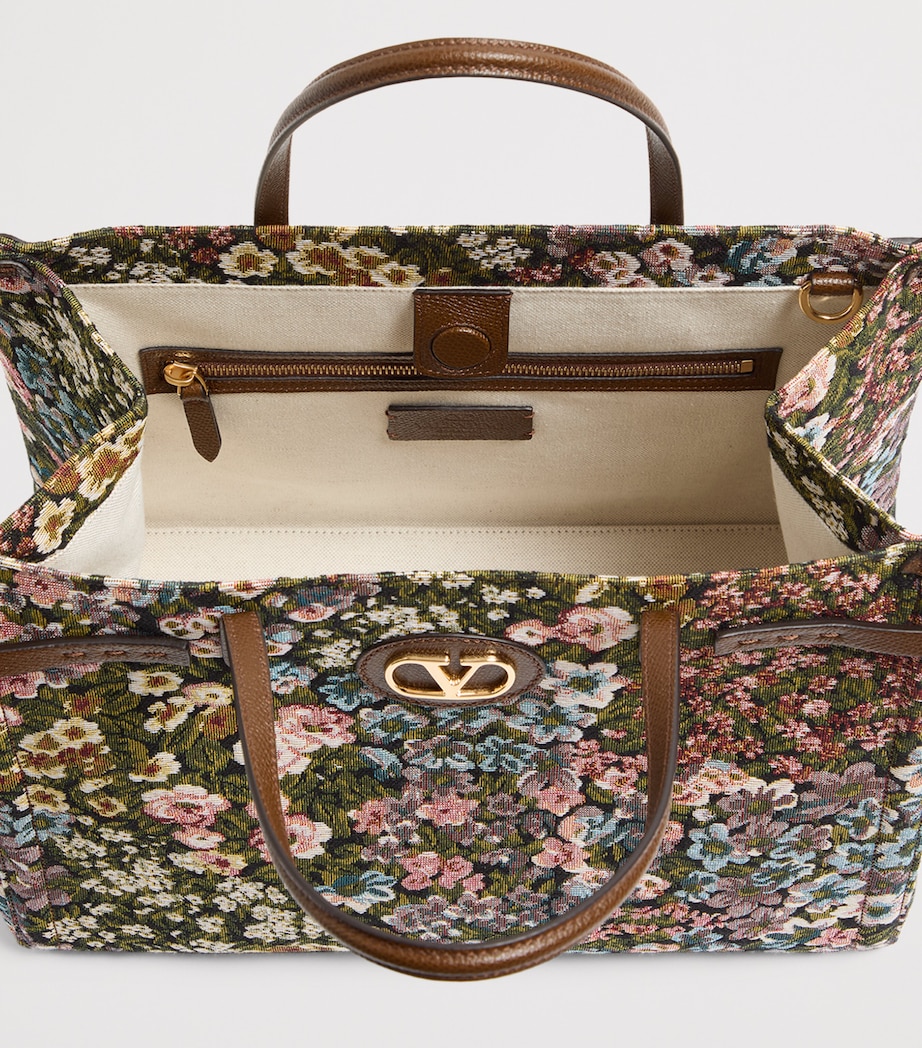 Medium Floral Antibes Tote Bag R9H Image 5