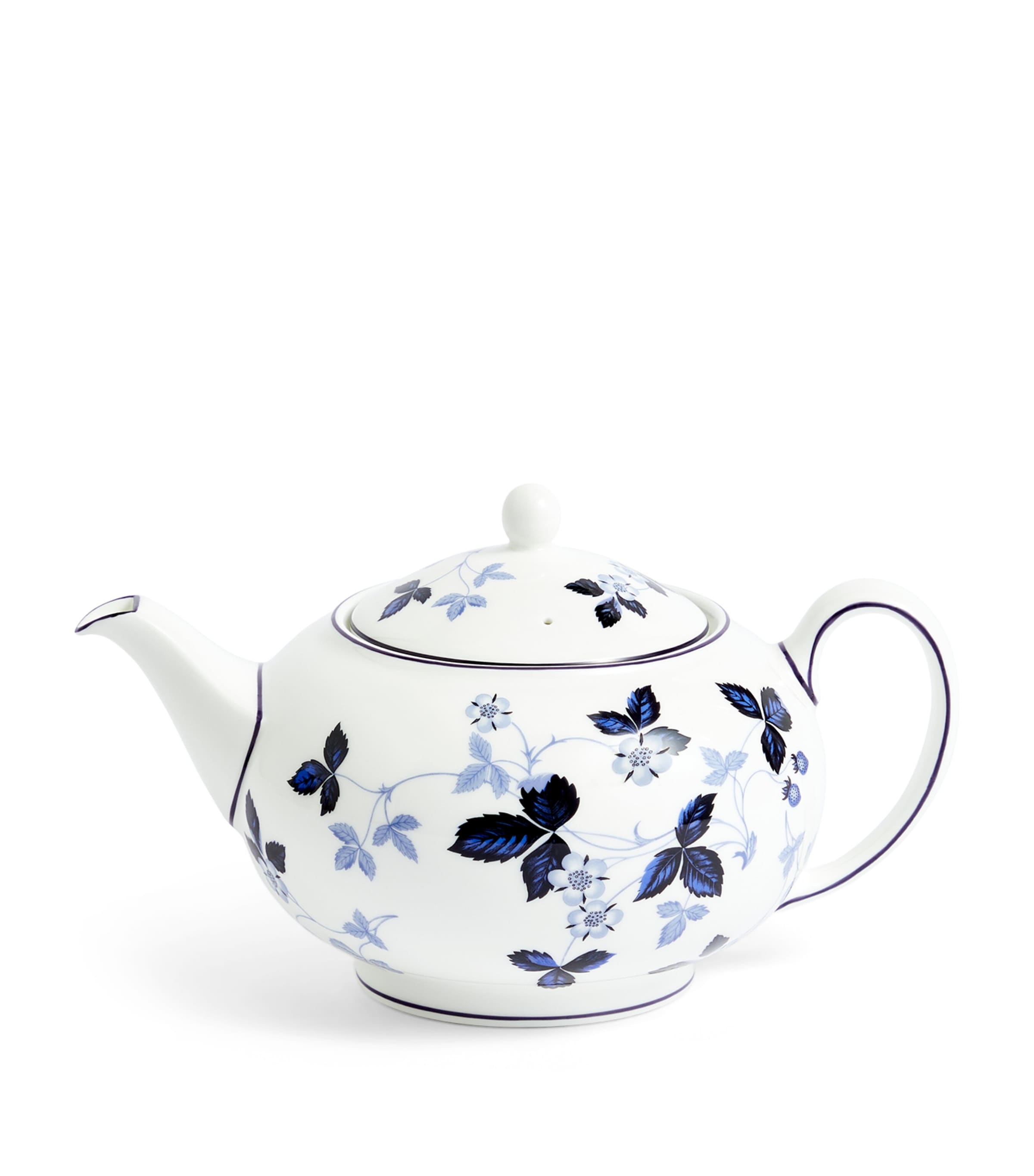 Wedgwood Wild Strawberry Inky Blue Teapot | Dining | Tableware | Teapots | Designers | Wedgwood
